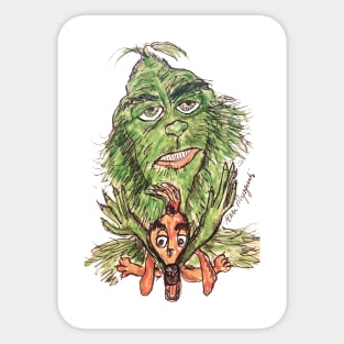 Benedict Cumberbatch The Grinch Sticker